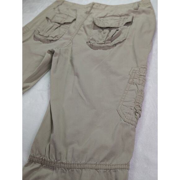 Mudd Juniors Size 7 Cotton Straight Leg Khaki Cargo Pants VTG - Picture 11 of 13